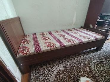 Təknəfərlik çarpayı, Bazasız, Matras ilə, Siyirməsiz