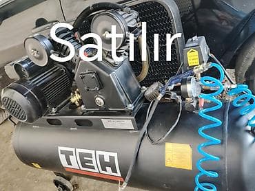 plastmas su çəni: Kampressor 120 litirlik TEH firmasinin cüt porsen mis sarğılı (1 il — 1