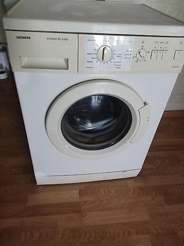 Elektronika: Siemens SIWAMAT XL 53660 paltaryuyan maşın - Ön yükləməli, klassik ağ — 2
