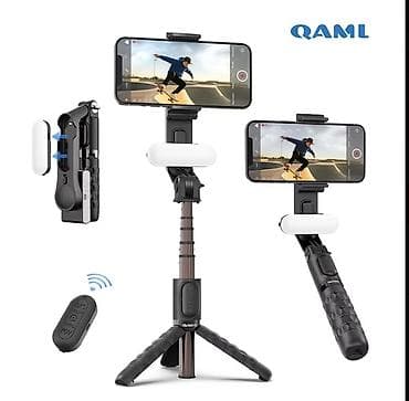 osmo mobile 6: QAML A6 Əl Gimbal Stabilizator – Selfie Çubuğu və Tripodlu 📸 — 1