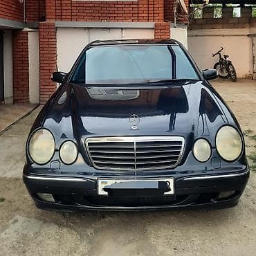qaz 54 dizel: Mercedes-Benz E‑Class (W210) sedan - Kuzov: 4 qapılı sedan, tünd mavi — 1