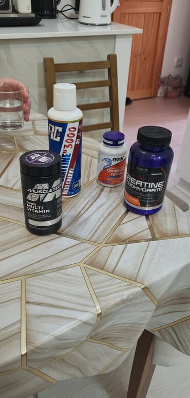 idman qidalari qiymetleri: İdman qidaları və əlavələr dəsti: - Ultimate Nutrition Creatine — 1