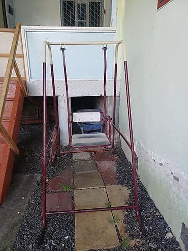 çöl bitkiləri: Metall uşaq yelləncəyi - Material: tam metal konstruksiya, möhkəm — 1