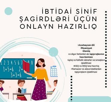 Məktəbəqədər və ibtidai sinif hazırlığı, Azərbaycan dili, Onlayn