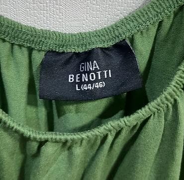 parca kesen: Gina Benotti qadın bluzası - Rəng: tünd yaşıl - Ölçü: L (44/46) – — 2