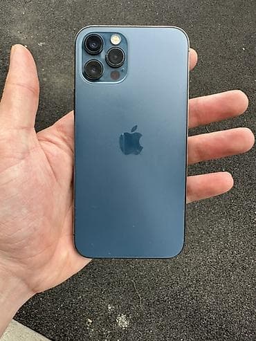 iphone 13 pro dubai qiymeti: IPhone 12 Pro, 128 GB, Pacific Blue, Simsiz şarj, Face ID — 6