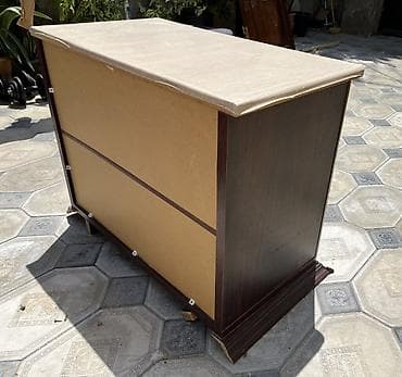 tovuz esrik: TV altlığı / komod tipli açıq rəfli kabinet - Material: laminat/MDF — 2