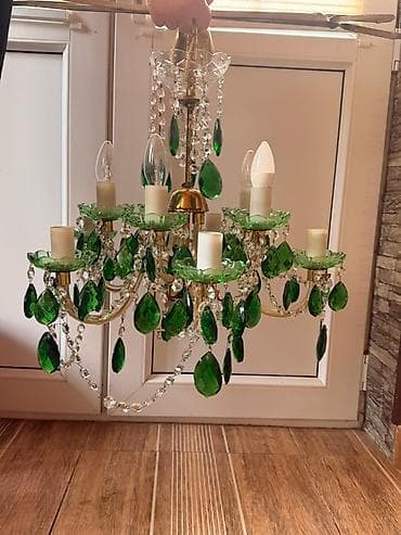 damla sulama: Çılçıraq, 6 lampa, Metal — 1