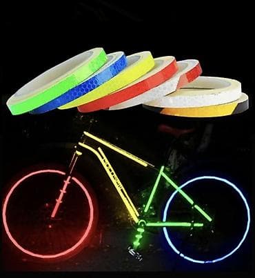 velosiped diski: Məhsul: Reflektor lent – Sarı rəng Təsvir: - Yüksək görünürlüklü, bal — 2