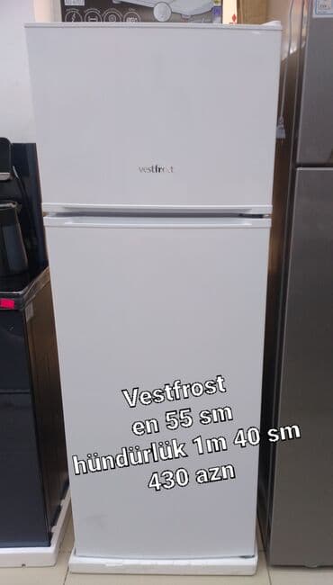 Yeni 2 qapılı Vestfrost Soyuducu Satılır, rəng - Ağ — 1