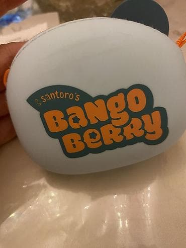 pop socketspopsoket telefonları üçün tutqac: Santoro’s Bango Berry temalı silikon mini pulqabı/аксессuar kisəsi - — 3