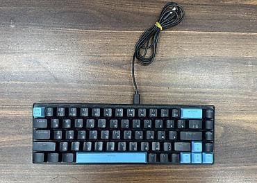 komputer rolu: ⌨️ USB Mechanical Gaming Keyboard 60% Black Blue 🎮 Kompakt dizayn və — 1
