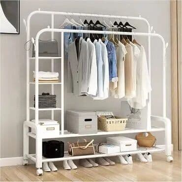 pol palto: #geyim rəfi #ikili asılqan #ikili asilqan #iki asılqanlı #2 asılqanlı — 2