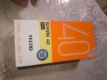 plesteysn 2: Tecno Spark, 256 GB, rəng - Qara, Zəmanət — 6