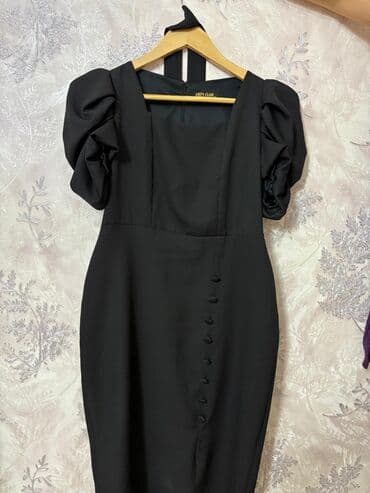 детские платья с длинным рукавом: Вечернее платье, Миди, M — 1