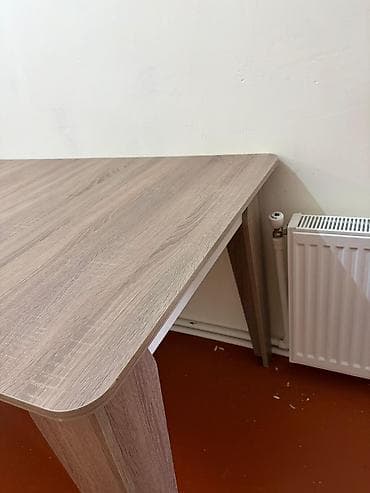 qorka islenmis: Mətbəx masası, İşlənmiş, Açılan, Laminat, Dördbucaq masa — 4