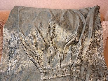 perde magazalari: Pərdə dəsti – qalın əsas pərdə və tül - Üslub: Zərif, dekorativ — 7