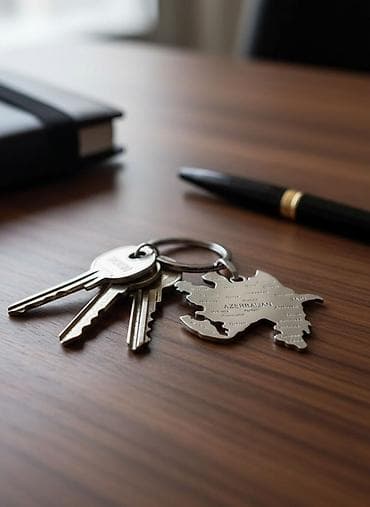 gumus kamplektler: Azərbaycan xəritəsi formalı boyunbağı asqısı - Material: paslanmayan — 1