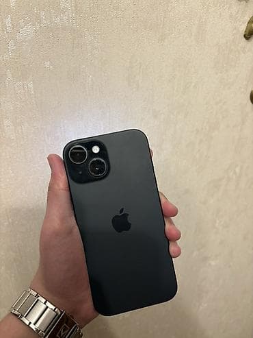 iphone se 2 azerbaycan: IPhone 15, 128 GB, Qara, Face ID — 3
