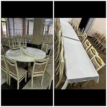 İşlənmiş, Açılmayan, Kvadrat masa, 6 stul