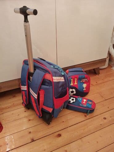 школьные рюкзаки для первоклассников: Tekerli çanta yemek cantasi ile birlikde. Penal satilmir! Yenidir — 2