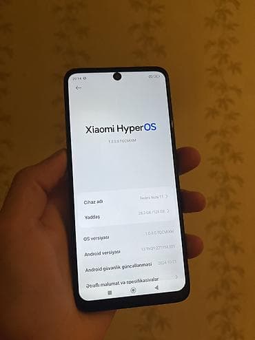 sazz problem: Redmi Note 11, 128 GB, rəng - Qara, Sensor, Barmaq izi, İki sim kartlı — 2