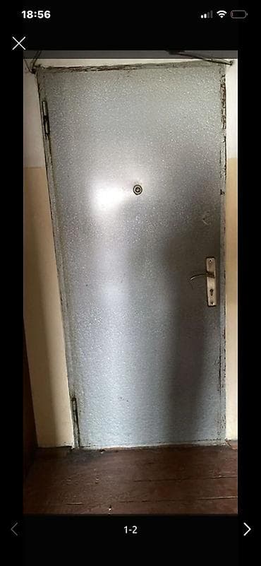 Metal giriş qapısı - Material: tam metal lövhədən hazırlanmış, möhkəm