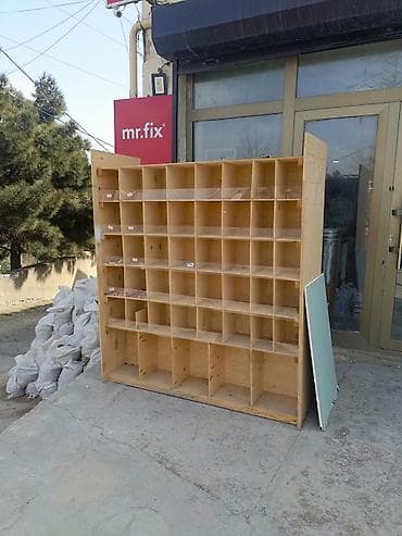 Moyka avadanlığı: Mağaza üçün metal və taxta stendlər/rəflər - Material: möhkəm metal — 3