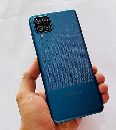 redmi note 5 al: Samsung Galaxy A12, 128 GB, rəng - Mavi, Barmaq izi, İki sim kartlı — 1