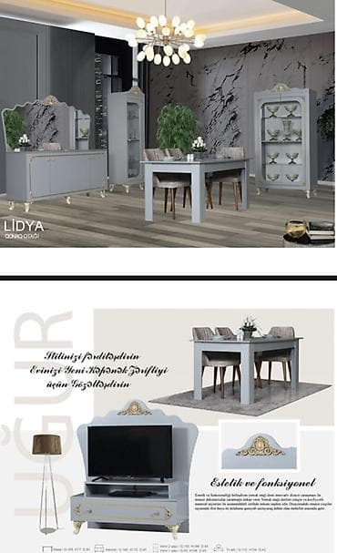 Yeni, Komod, Servant, TV altlığı, Kredit var