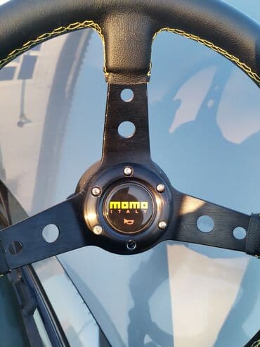 rul: MOMO Italy sükan - Brend: MOMO Italy - Tip: 3-şüalı idman sükanı - — 1