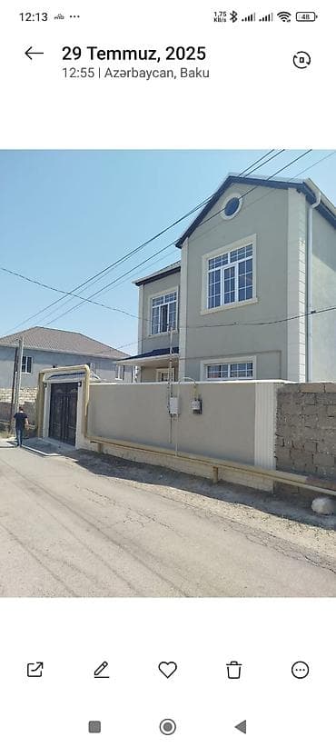İki mərtəbəli fərdi yaşayış evi – Bakı, Azərbaycan - Ümumi görünüş