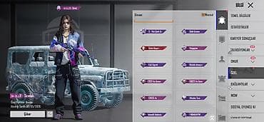 Avadanlığın icarəsi: * 62 level * 855 UC * 88 silah skini * 10 upgrade (yüksəldilə bilən) — 3