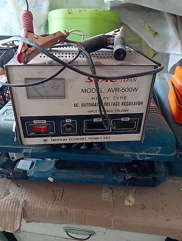 STAC Japan AVR-500W rele tipli avtomatik gərginlik tənzimləyicisi -