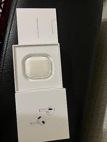 Б/у Беспроводные (Bluetooth) Наушники, Apple, цвет - Белый — 1