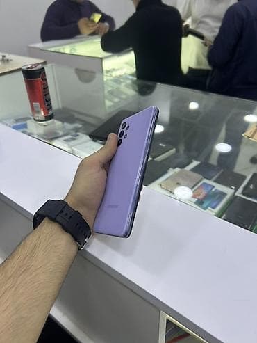 samsung galaxy a7 2018: Samsung Galaxy A32, rəng - Bənövşəyi, Barmaq izi — 2