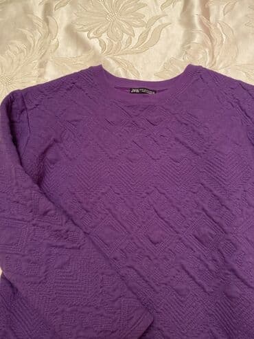 qadın cemperləri: Кофта, Zara, M, цвет - Фиолетовый — 1