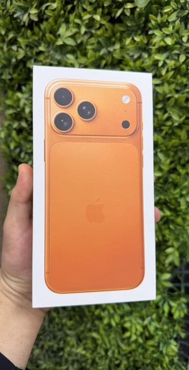 IPhone 17 Pro Max, 256 GB, Narıncı, Zəmanət, Face ID, Sənədlərlə
