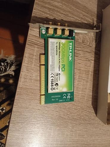 Modemlər və şəbəkə avadanlıqları: TP-Link TL-WN951N Wireless N PCI Adapter Xüsusiyyətlər: - Sürət: 300 — 3