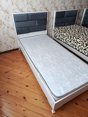 taxt ucuz: İşlənmiş, Təknəfərlik çarpayı, Bazasız, Matras ilə, Siyirməsiz — 2