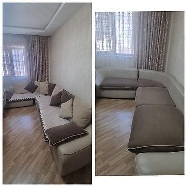 pufik divan: Künc divan, İşlənmiş, Açılmayan, Bazasız — 1