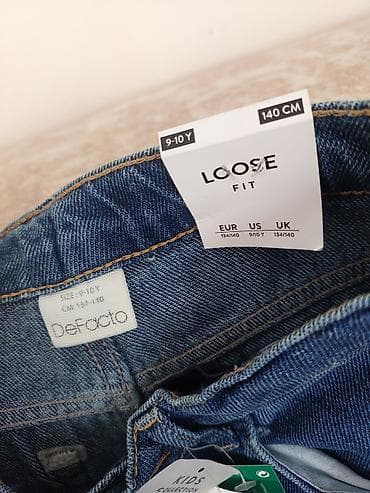 baggy şalvar: DeFacto Kids kolleksiyasından uşaq cins şalvarı - Model: Loose Fit — 3