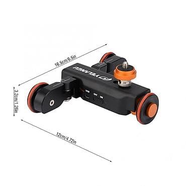 слайдер для камеры: Yelangu lx4 motorized dslr dolly pult ilə i̇darə edilən kamera — 5