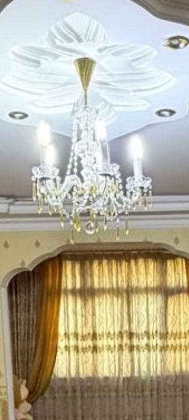 Çılçıraq, 5 lampa, Xrustal