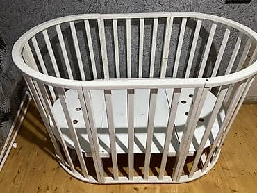 Oğlan və qız üçün, Yumru, Beşik, Dəstsiz, Matras ilə, Yellənmə mexanizmsiz