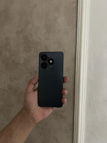 telfon satisi: Tecno Spark 20C, 128 GB, rəng - Qara, Barmaq izi, Face ID — 4