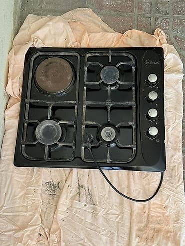Qaz + elektrik qarışıq quraşdırılan panel soba - Brend: Europan (loqo — 3