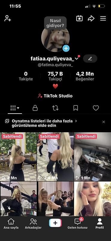 Xidmət: Sosial media (TikTok) profilinin reklam/sponsorlu — 1