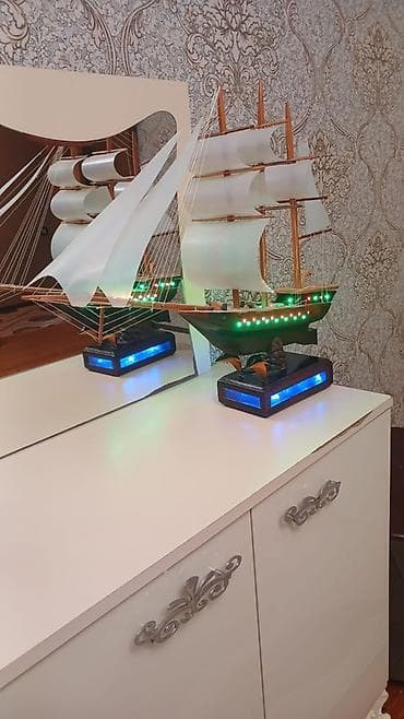taxta brus: Dekorativ yelkənli gəmi maketi işıları var Ünvan sumqaylt əlaqe ( 099 — 2