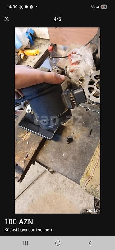 Kütləvi hava sərfi sensoru (MAF) - Markası: Bosch (şəkildə görünür) -